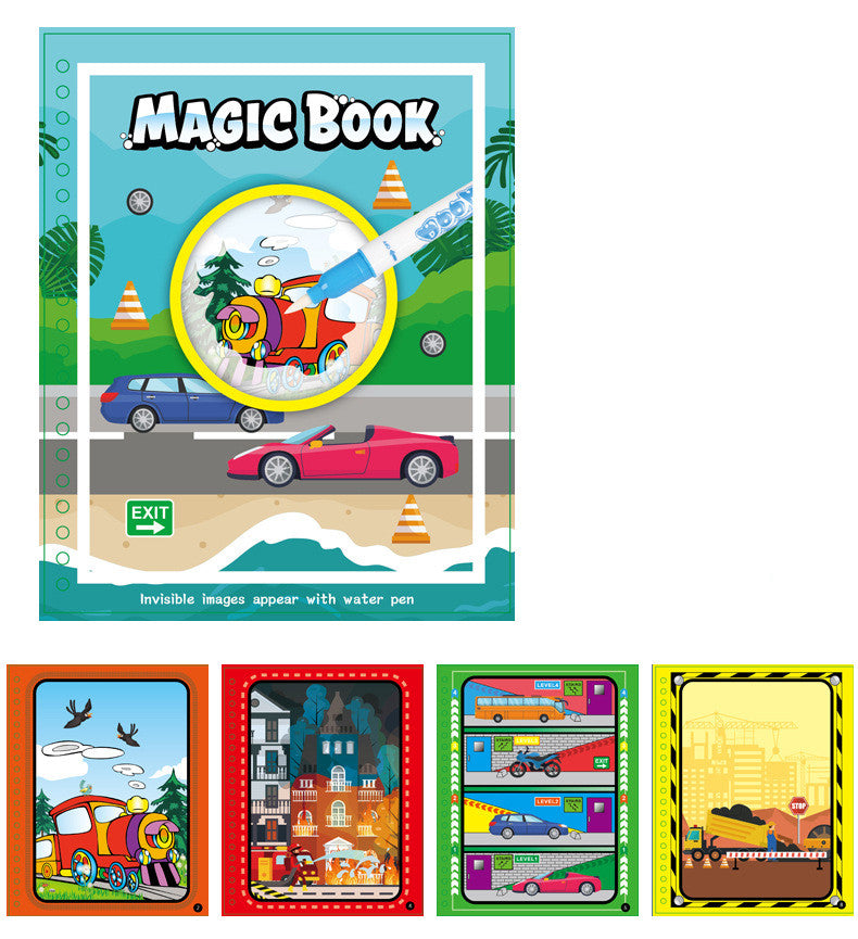 Children's Magic Water Painting Book