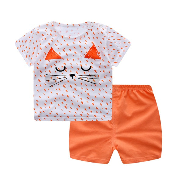 Cartoon Clothing Baby Boy Summer Clothes T-shirt