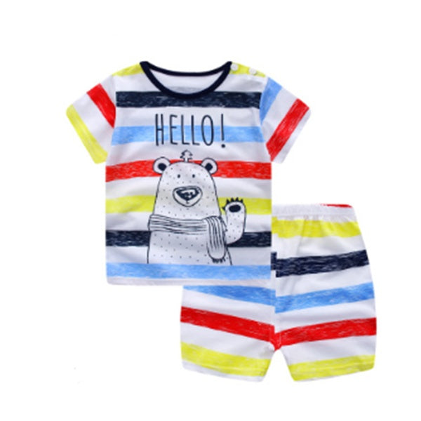 Cartoon Clothing Baby Boy Summer Clothes T-shirt