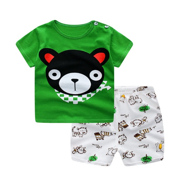 Cartoon Clothing Baby Boy Summer Clothes T-shirt