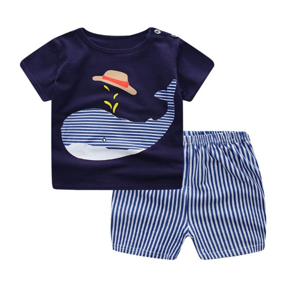 Cartoon Clothing Baby Boy Summer Clothes T-shirt