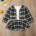 Long-sleeved Dresses Two-piece Children's