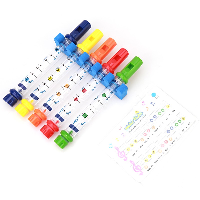 5pcs Lot Kids Bathtime Fun Water Flutes