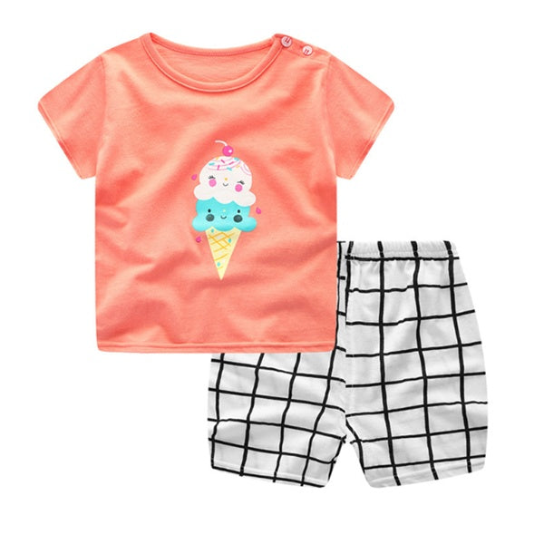 Cartoon Clothing Baby Boy Summer Clothes T-shirt