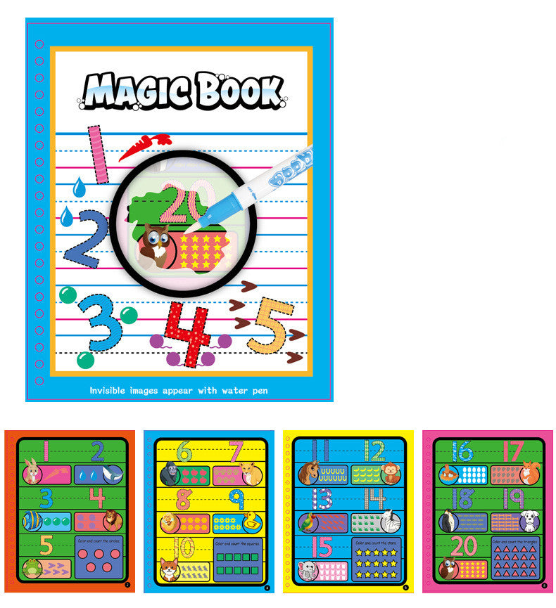 Children's Magic Water Painting Book