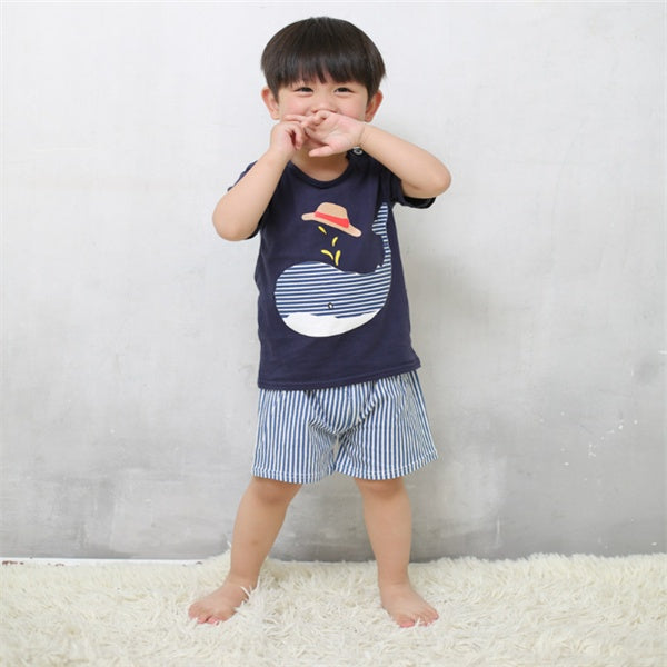 Cartoon Clothing Baby Boy Summer Clothes T-shirt