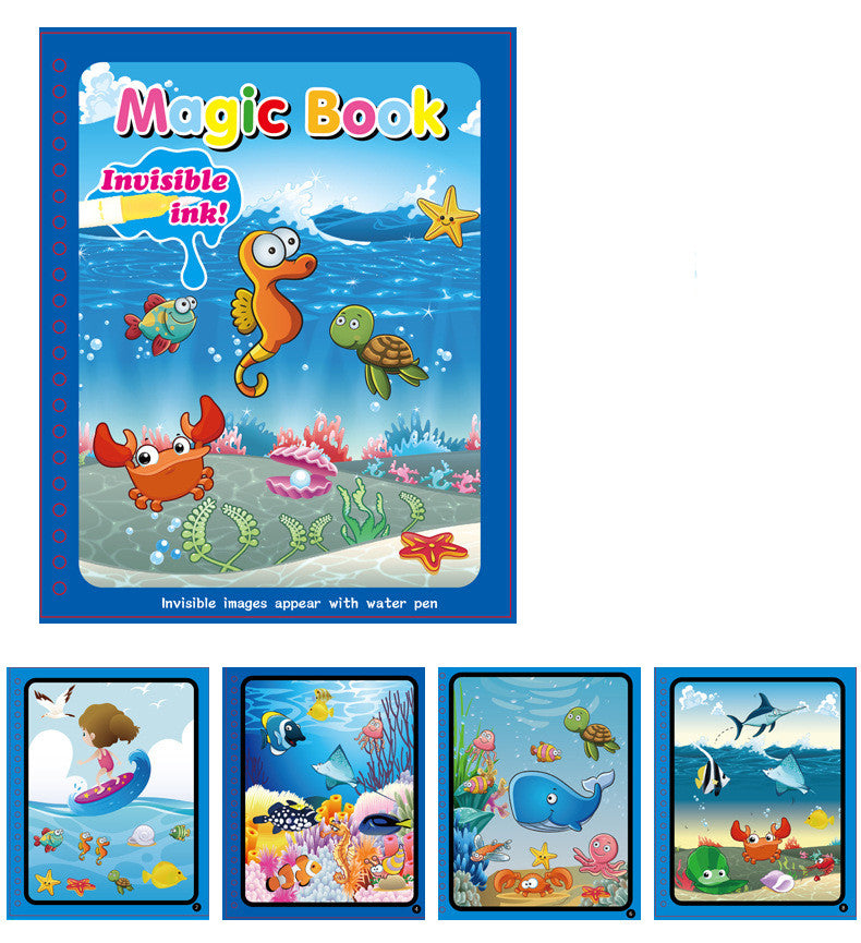 Children's Magic Water Painting Book