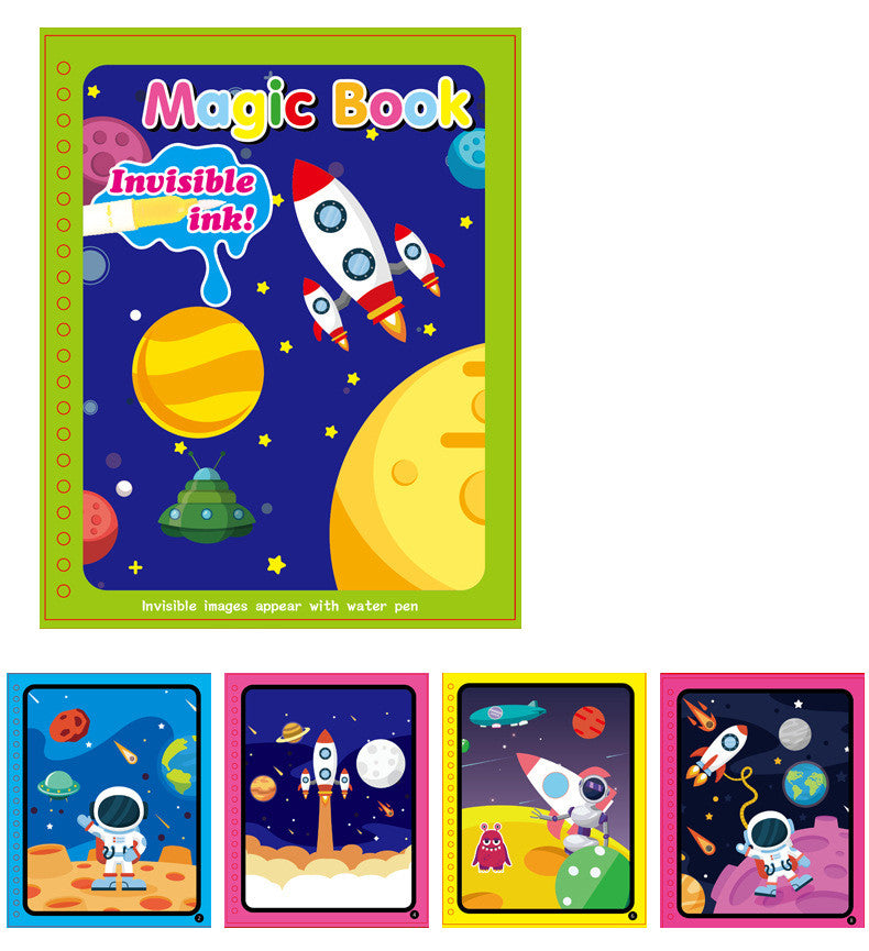 Children's Magic Water Painting Book