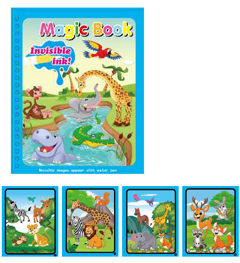 Children's Magic Water Painting Book