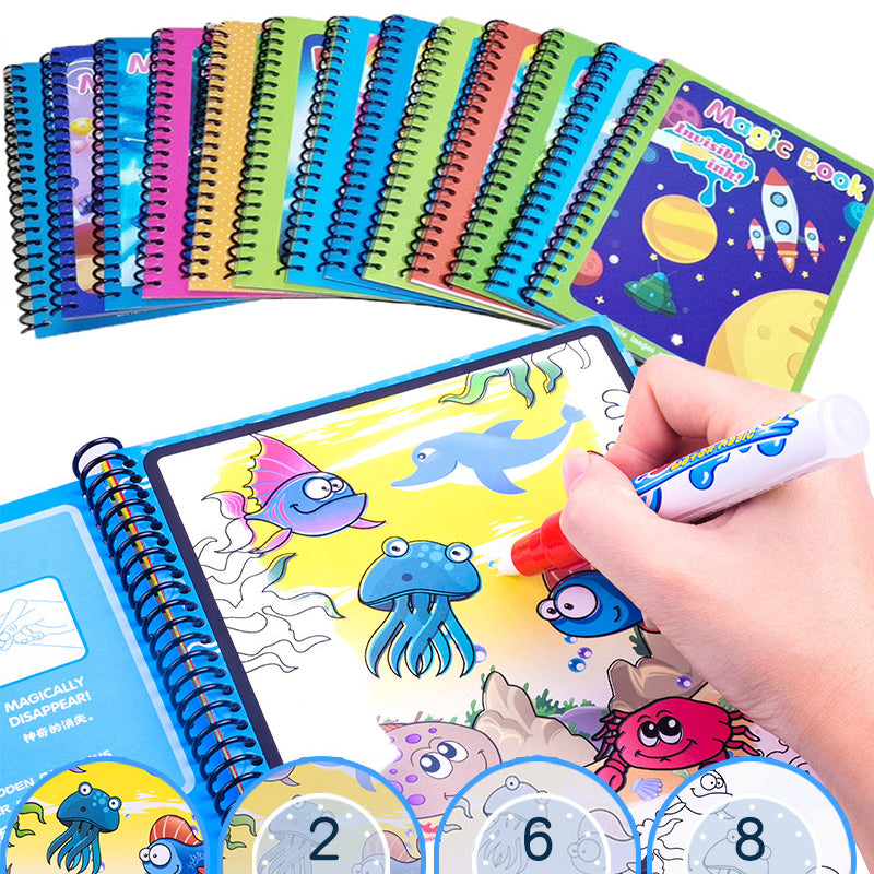 Children's Magic Water Painting Book