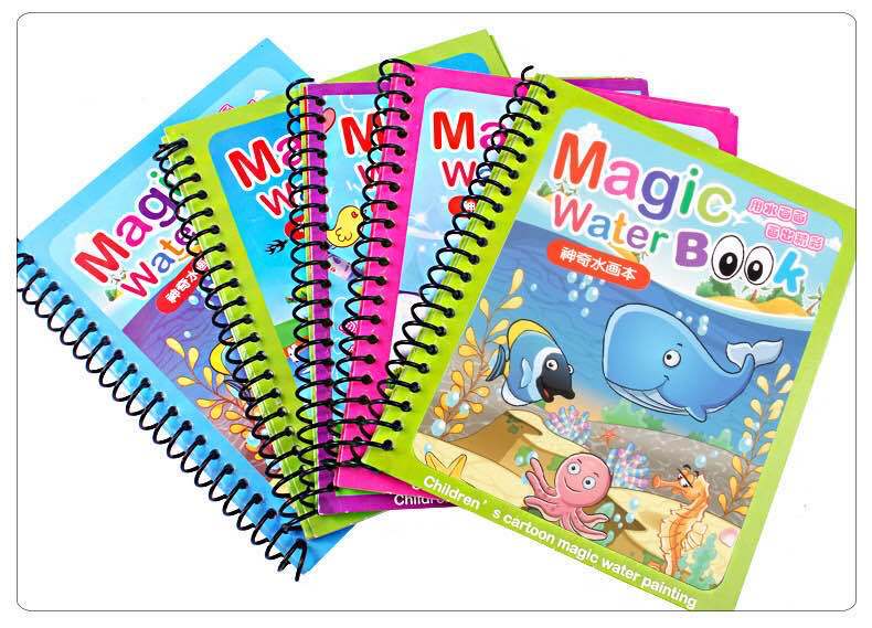 Children's Magic Water Painting Book