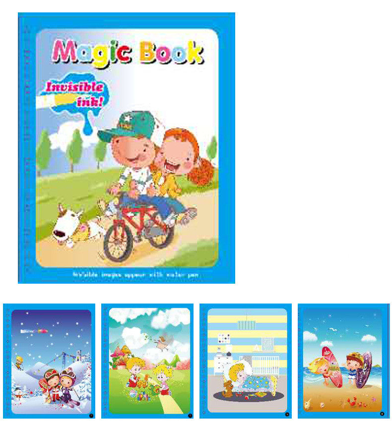 Children's Magic Water Painting Book