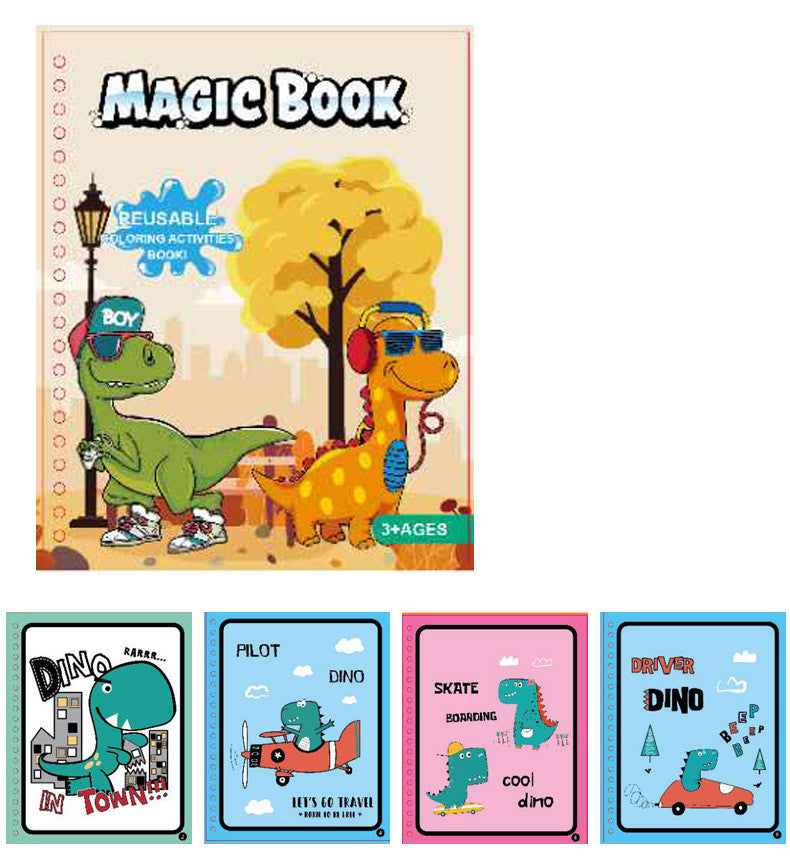 Children's Magic Water Painting Book