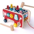 Toddlers Kids Wooden Pounding Bench