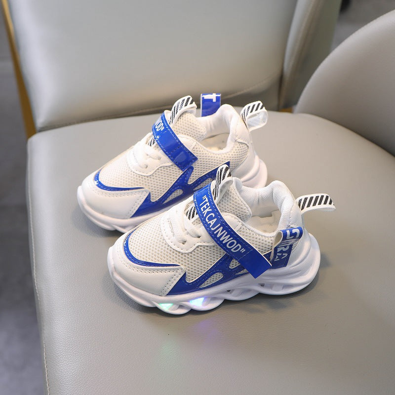 Children's Alphabet Webbing Mesh Breathable Kids Shoes C